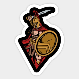 Spartan Warrior Sticker